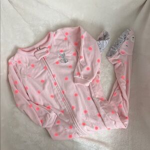Carter's Pink and Orange Baby Onesie